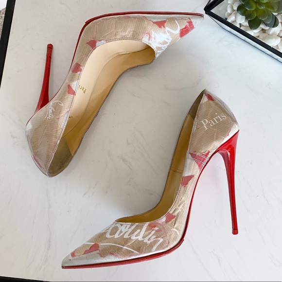 Christian Louboutin Shoes - ᴄʜʀɪsᴛɪᴀɴ ʟᴏᴜʙᴏᴜᴛɪɴ sᴏ ᴋᴀᴛᴇ ᴄʟᴇᴀʀ ᴋʀᴀғᴛ ᴘᴀᴘᴇʀ ᴘᴜᴍᴘ